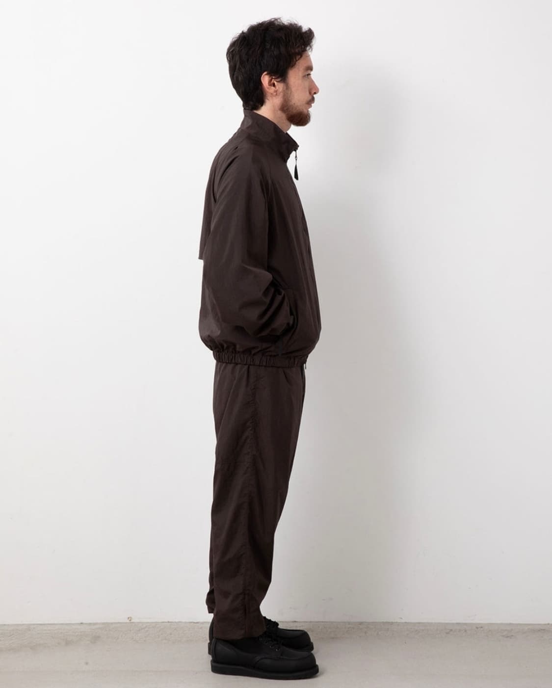 [새상품/4] 캡틴선샤인 슈링크드 나일론 트랙팬츠 브라운 상품이미지3