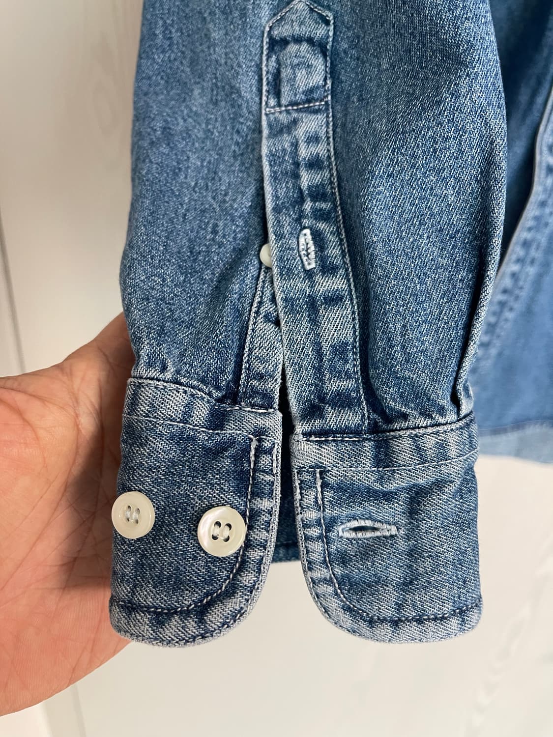 90s 올드 갭(GAP) 데님 헤비 데님 셔츠 L 상품이미지2