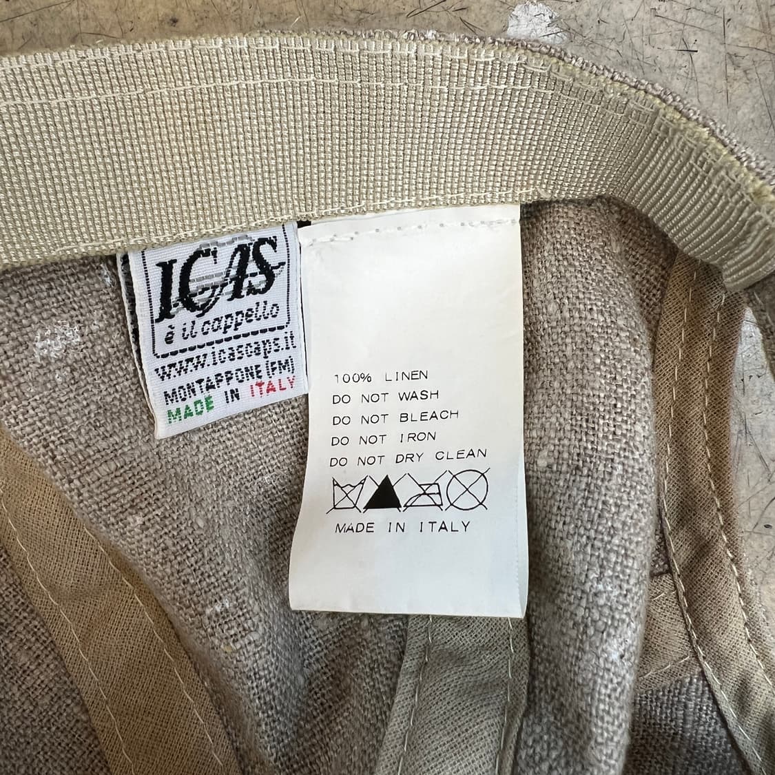 이태리 린넨 볼캡 상품이미지5