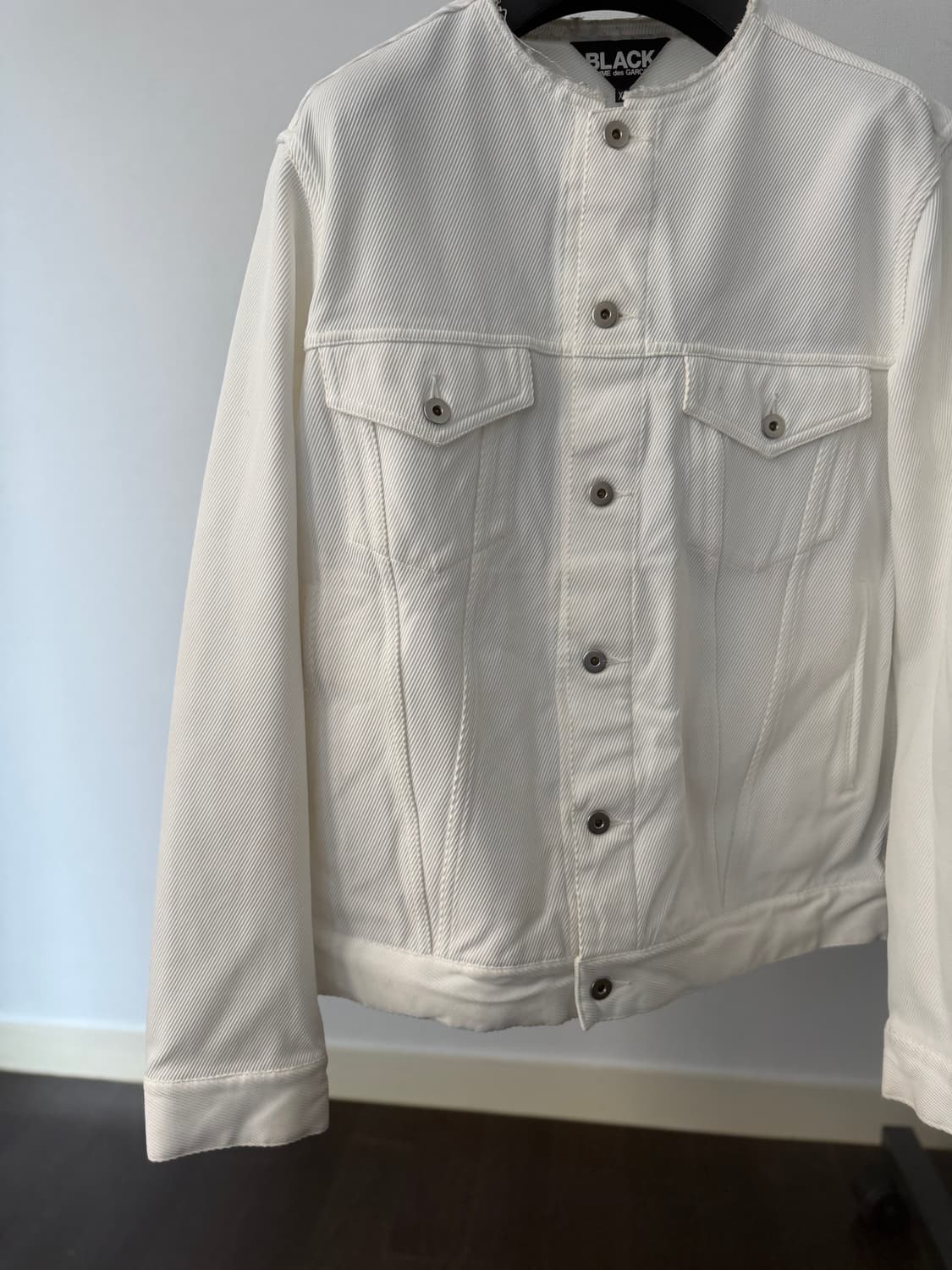 꼼데가르송 블랙 라인 카라리스 자켓 XL 상품이미지6