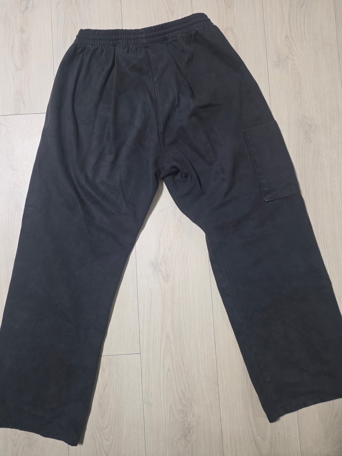 이지갭 메인 사틴카고 블랙 M yeezy gap 상품이미지5