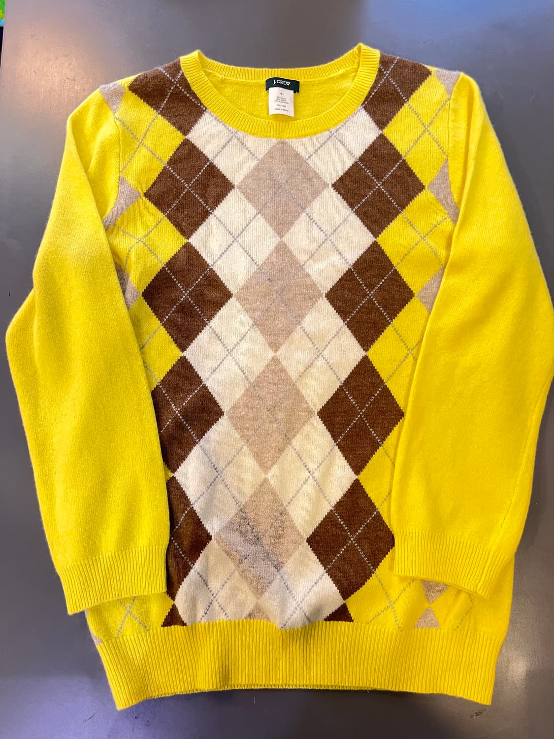 제이크루 아가일 니트 (울 캐시미어 혼방) 상품이미지3