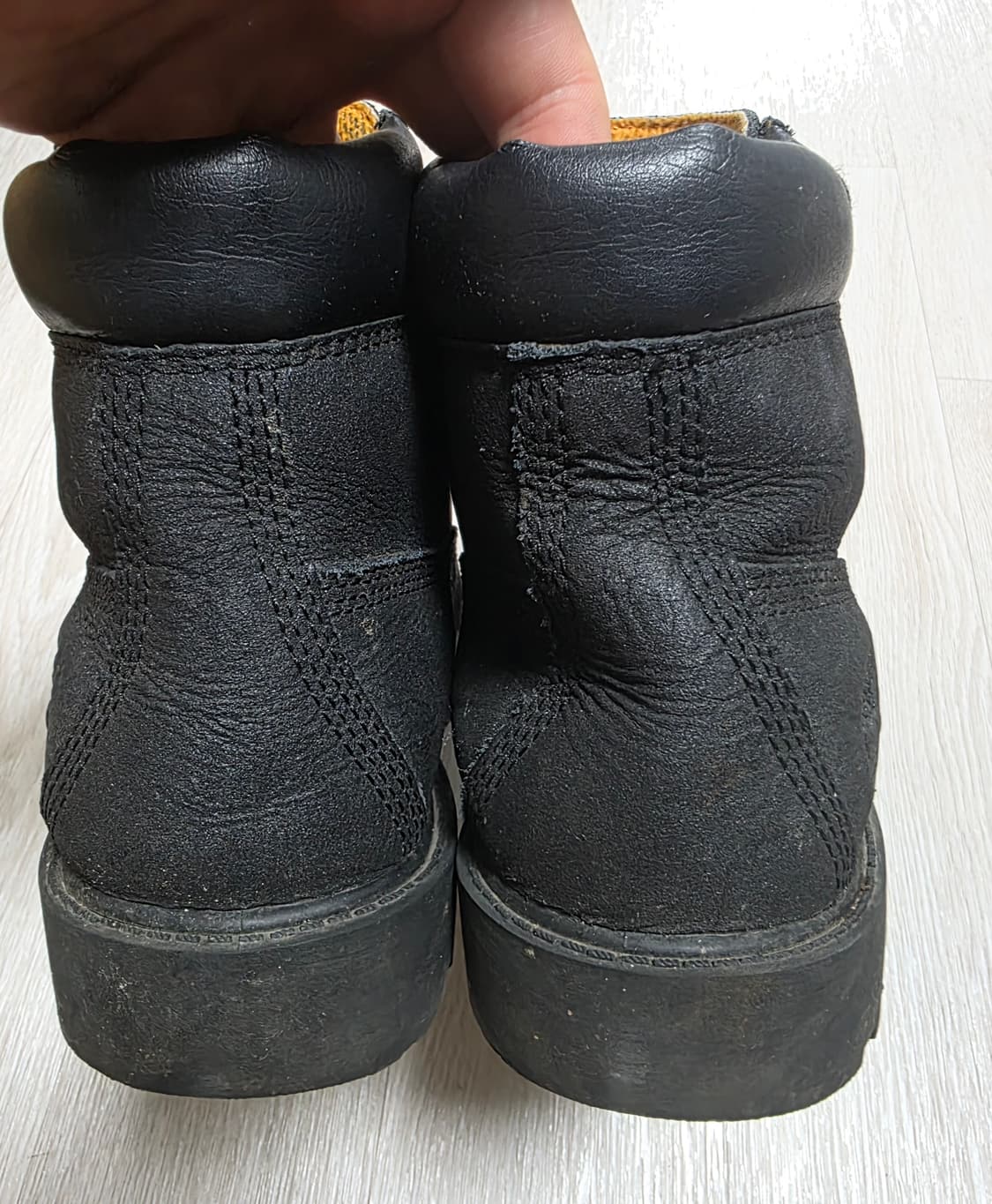 [220~225]팀버랜드 6인치 워터프루프 블랙 여성부츠 상품이미지6