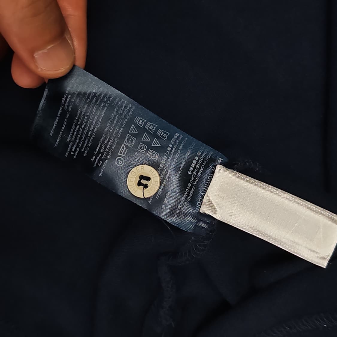 타미힐피거 커스텀핏 카라티 (네이비/L) 상품이미지7