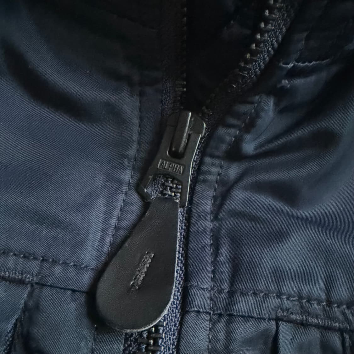 알파 인더스트리 빈티지 후드 봄버자켓 L 상품이미지6