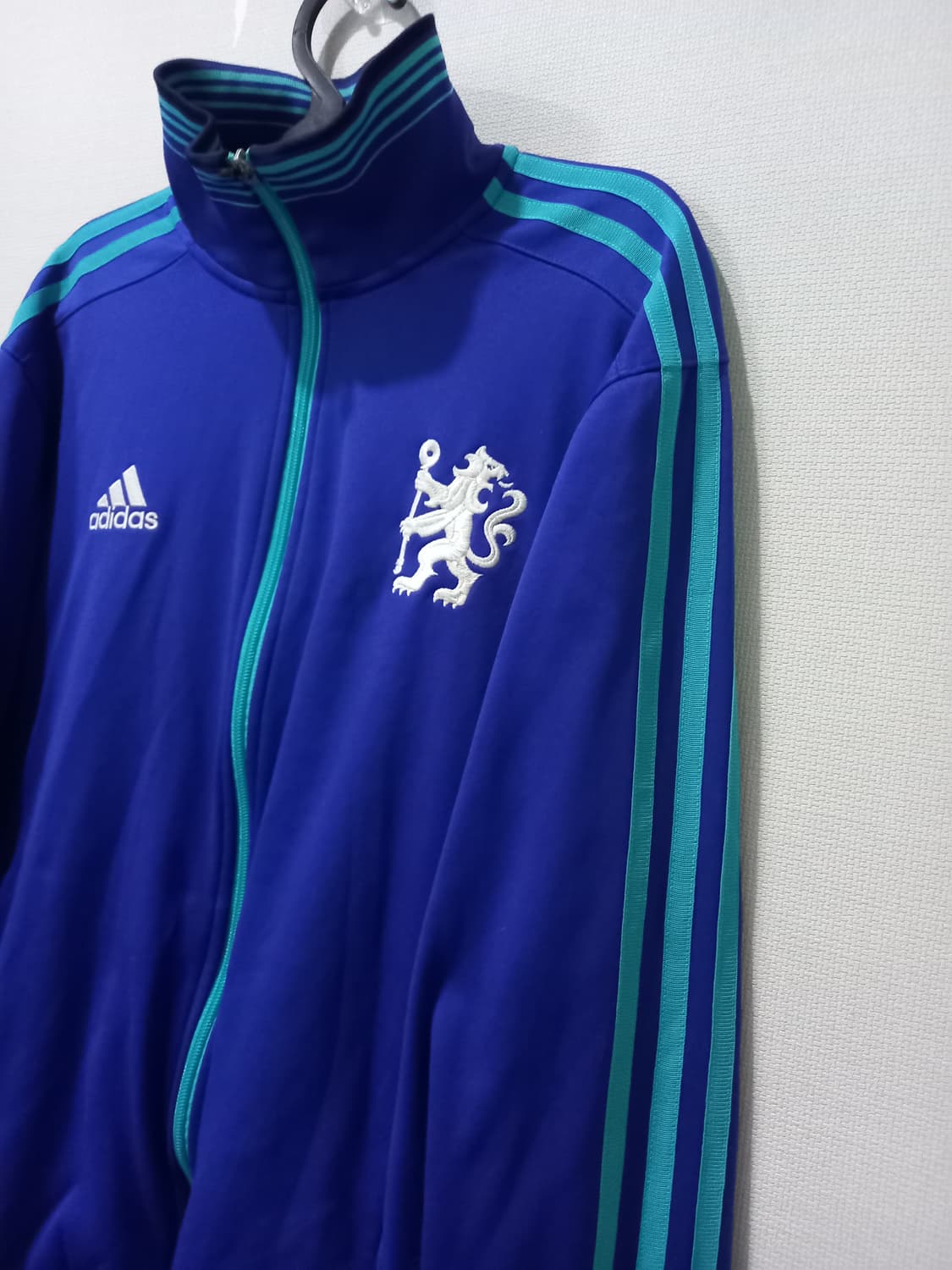 아디다스 첼시 블루 트랙탑 저지 져지집업 100/L 상품이미지2