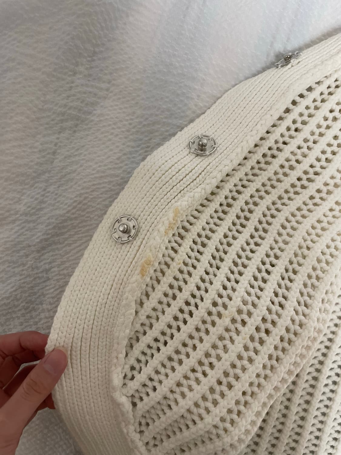 아르마니 익스체인지 니트 후드가디건 상품이미지6