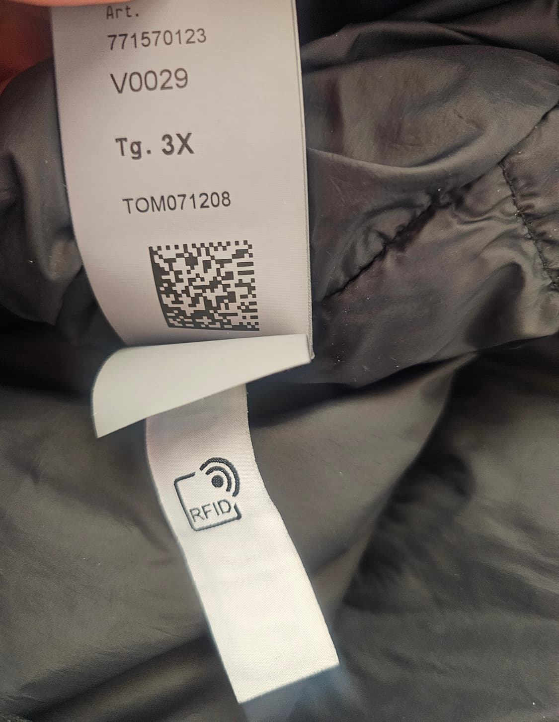 스톤아일랜드 22FW 크링클랩스 롱패딩 블랙 상품이미지5