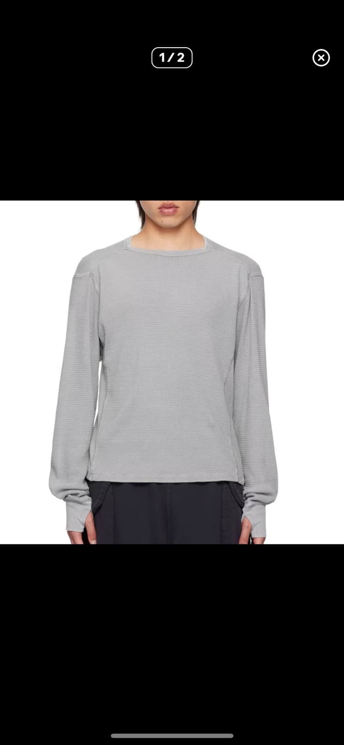 엔타이어스튜디오 써멀 롱슬리브 그레이 상품이미지1