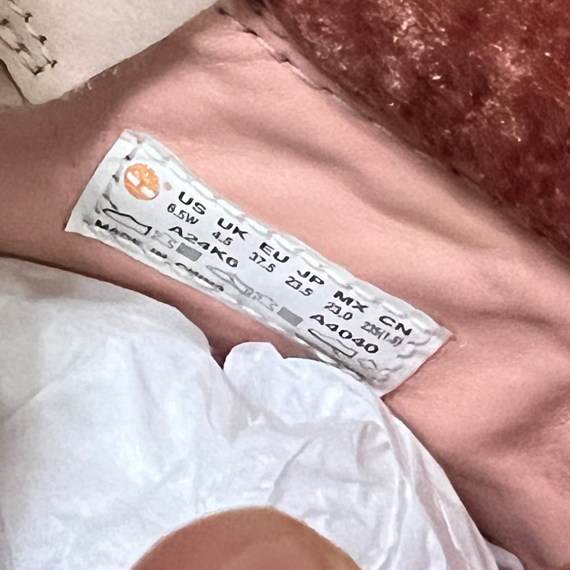 팀버랜드 6인치 프리미엄 핑크 누벅 벨벳 부츠 상품이미지7