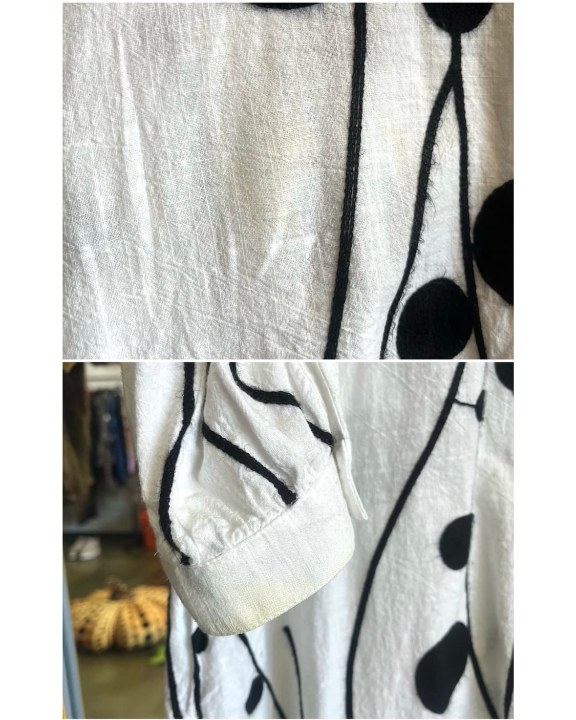 Jpn Vintage Stitch Pattern Long Shirt JK 상품이미지8