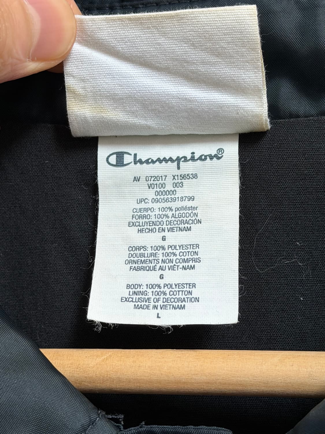 Champion V0100 브레이크 에디션 코치자켓 L 상품이미지3