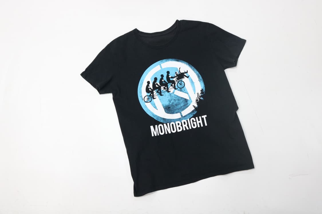 MONOBRIGHT 모노브라이트 밴드 투어 락 반팔티셔츠 (M) 상품이미지4