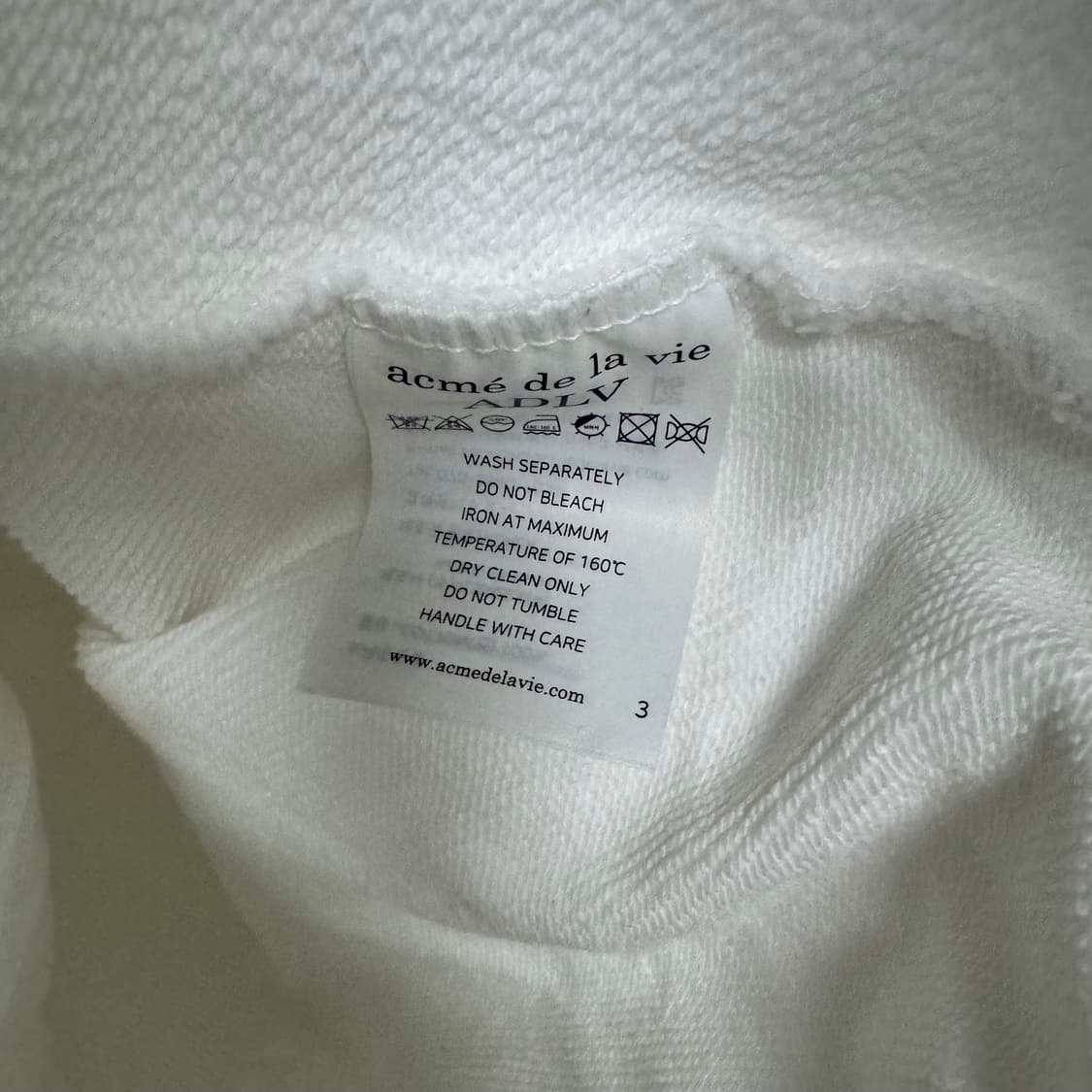 아크메드라비 로고 후드티 상품이미지4