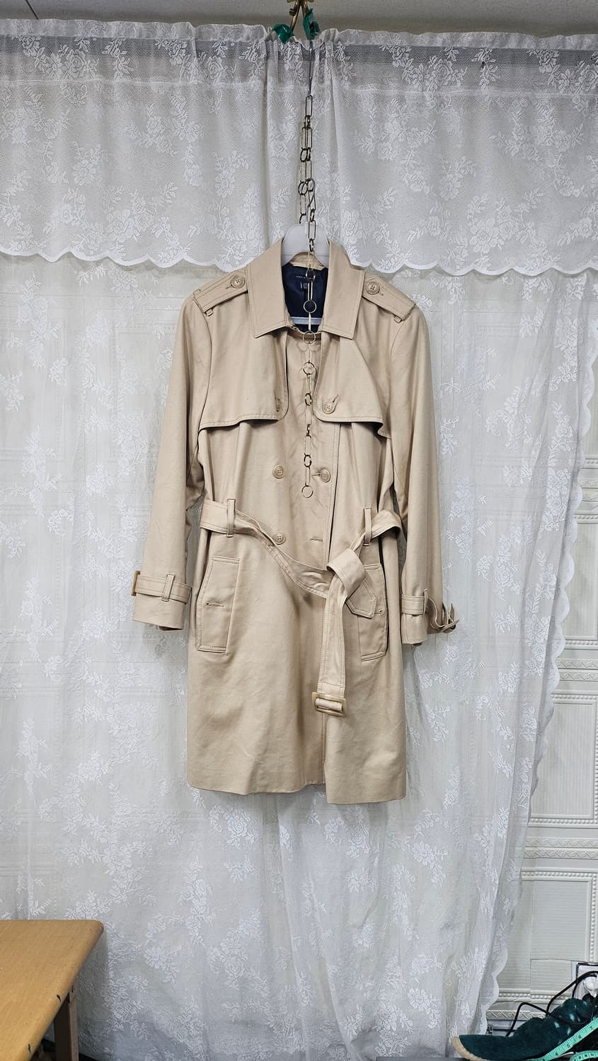 타미힐피거 베이지 트렌치 코트  상품이미지1