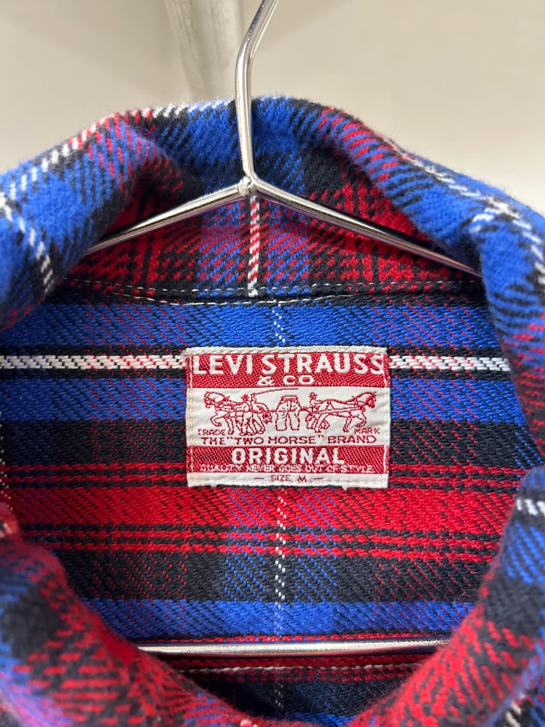 리바이스 체크 패턴 자켓 상품이미지3