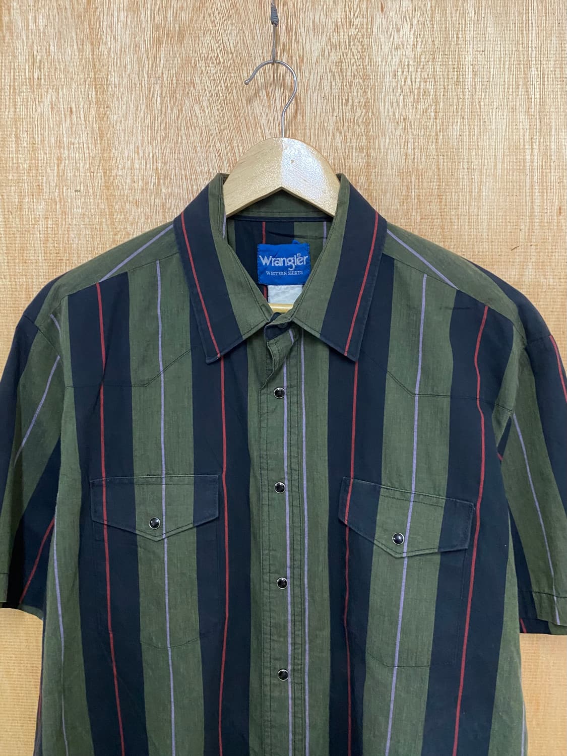 WRANGLER stripe western shirts 랭글러 웨스턴 상품이미지4