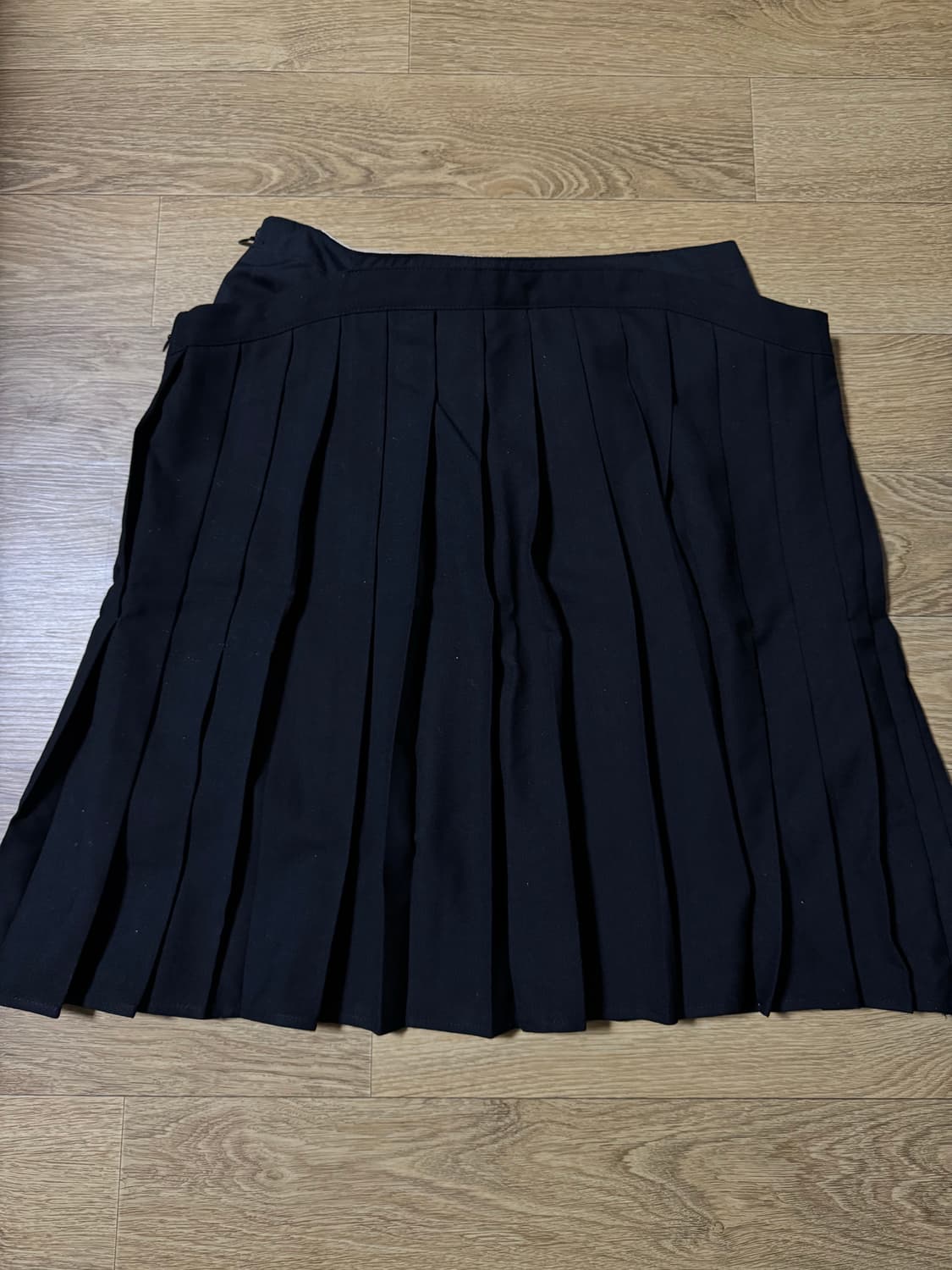 에옹쓰 Eonts 가든 투폴드 플리츠 스커트 black ver XS 상품이미지4