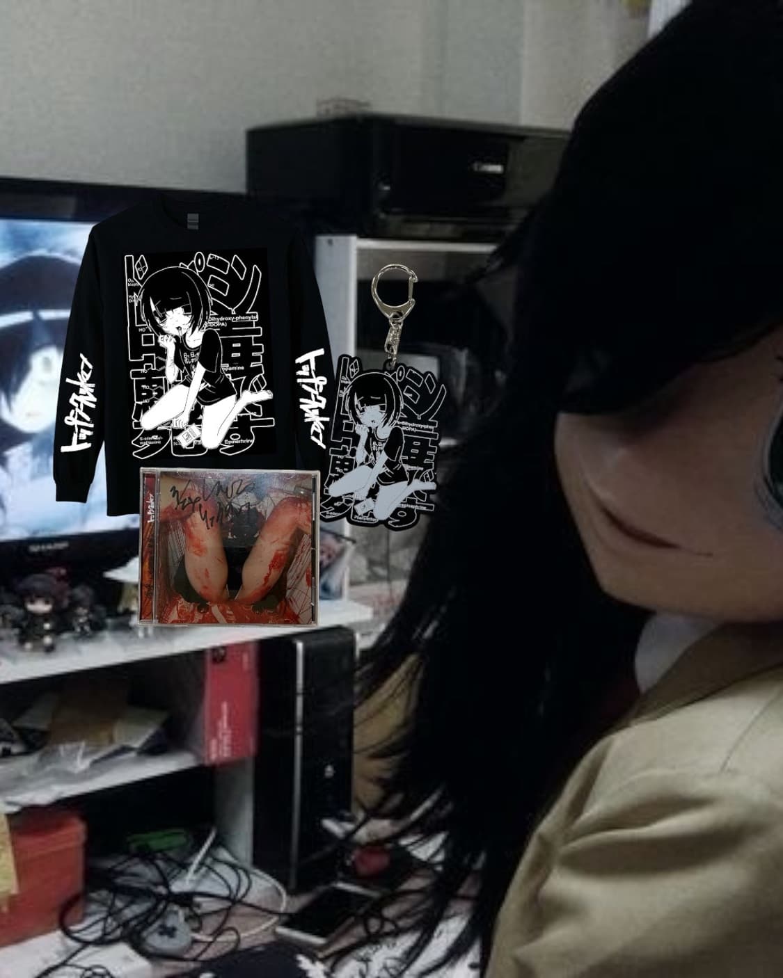 Top secret man 롱슬리브, 키링, cd 3종 상품이미지1