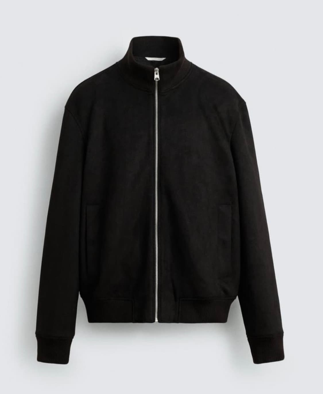 구매)자라 레귤러 핏 페이크 스웨이드 효과 점퍼 사요 상품이미지1