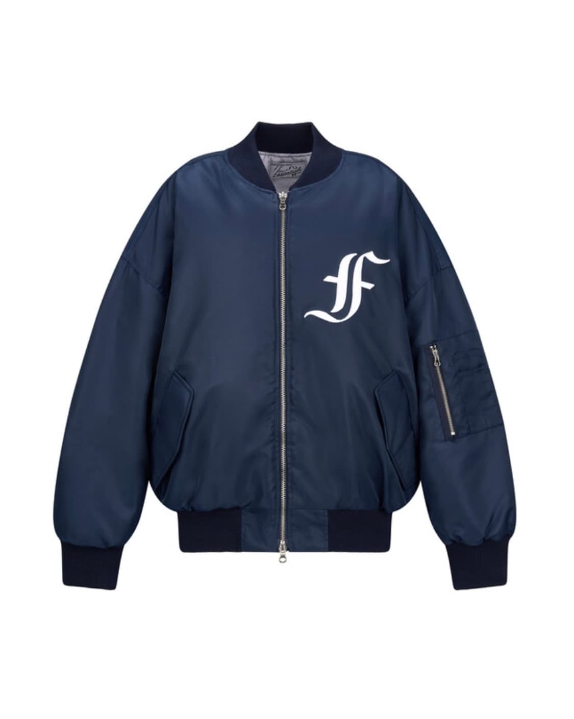 Patch bomber paded jacket 상품이미지3