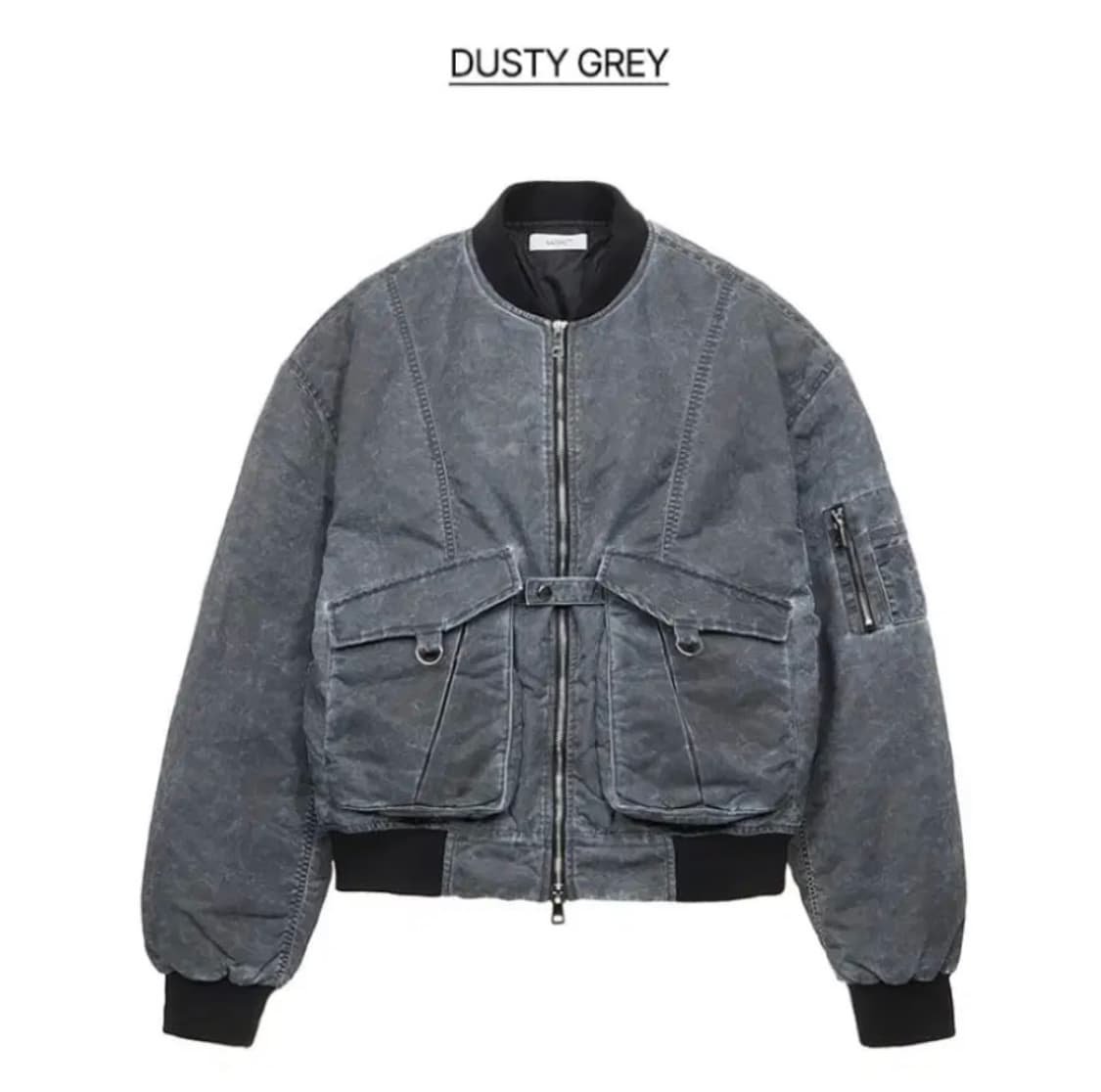 LCDC 엘씨디씨 크롭 봄버 더스티그레이 S 상품이미지1