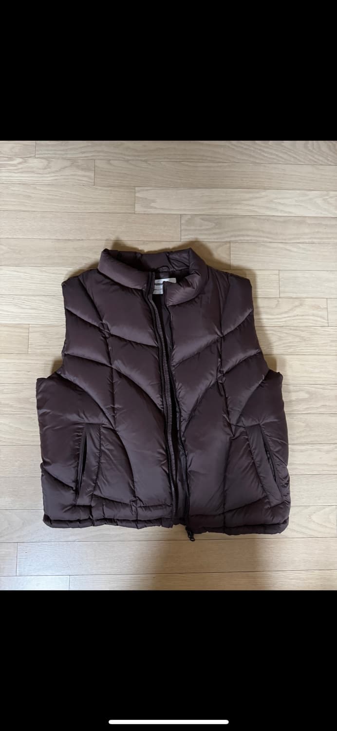 노메뉴얼 브라운 패딩베스트 상품이미지1
