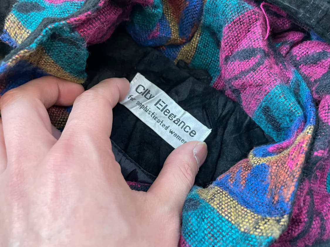 빈티지 스웨이드 에스닉 패턴 후디드 파카  J03670 상품이미지4