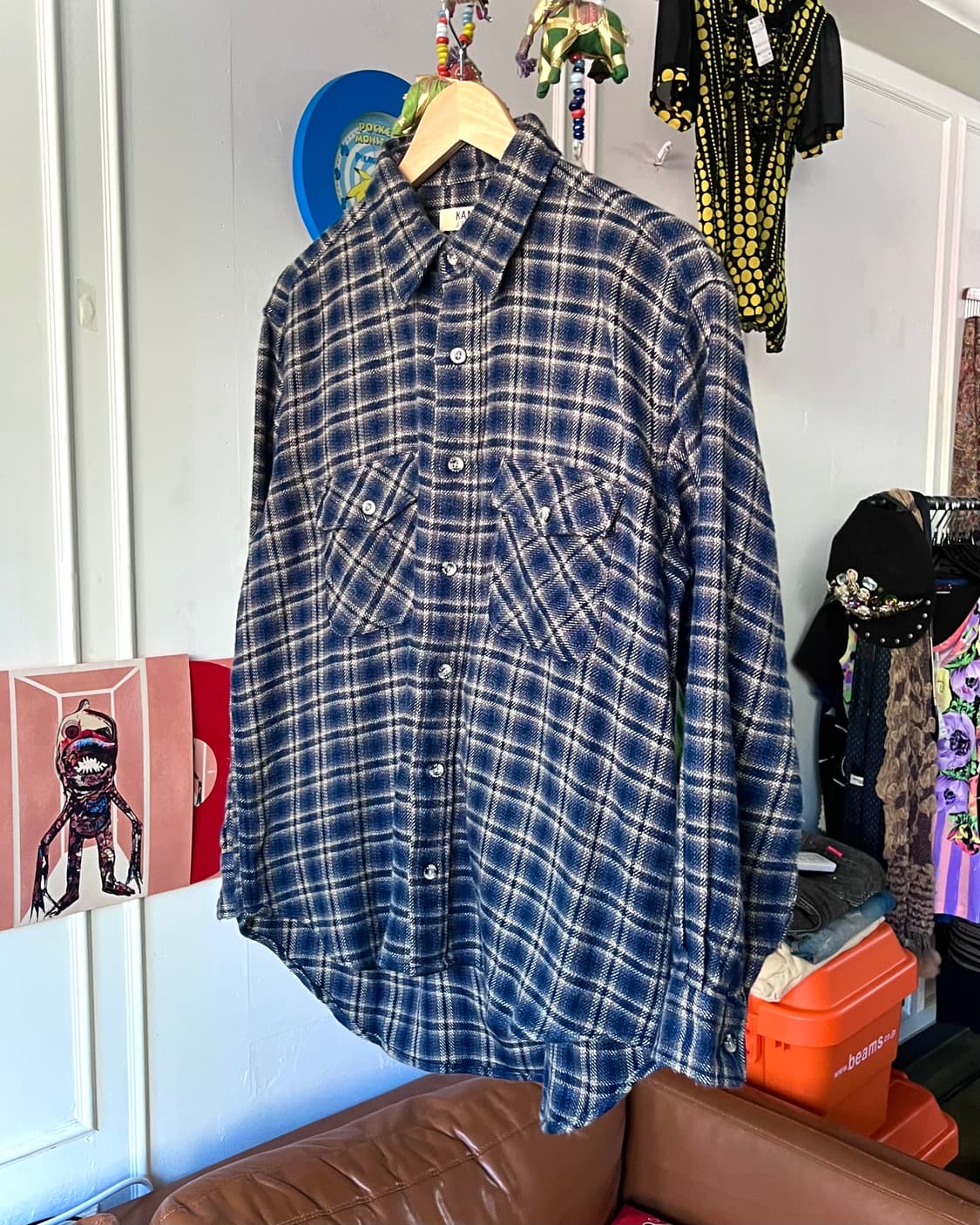 90-00s KANSAI Jeans Heavy Flannel Shirt 상품이미지3