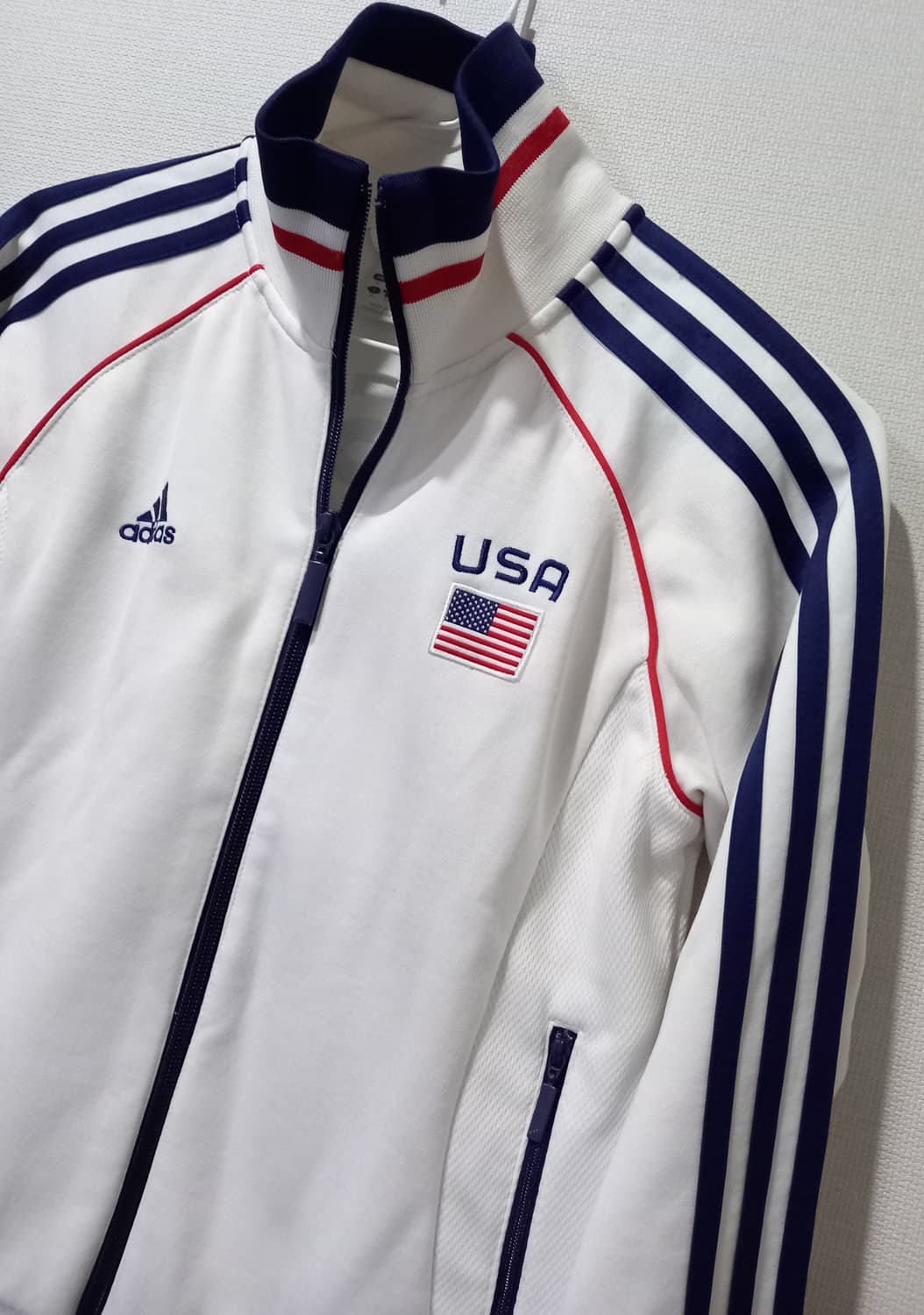 아디다스 USA 미국 성조기 트랙탑 저지 져지집업 85~90 상품이미지2