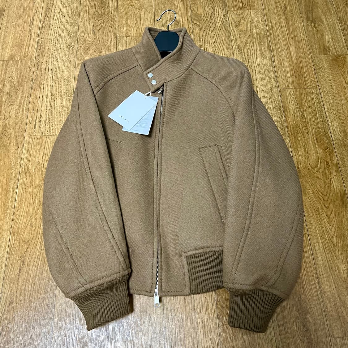 새상품 애프터프레이 리가즈 해링턴 블루종 자켓 모카 카멜 베이지 s사이즈 상품이미지1