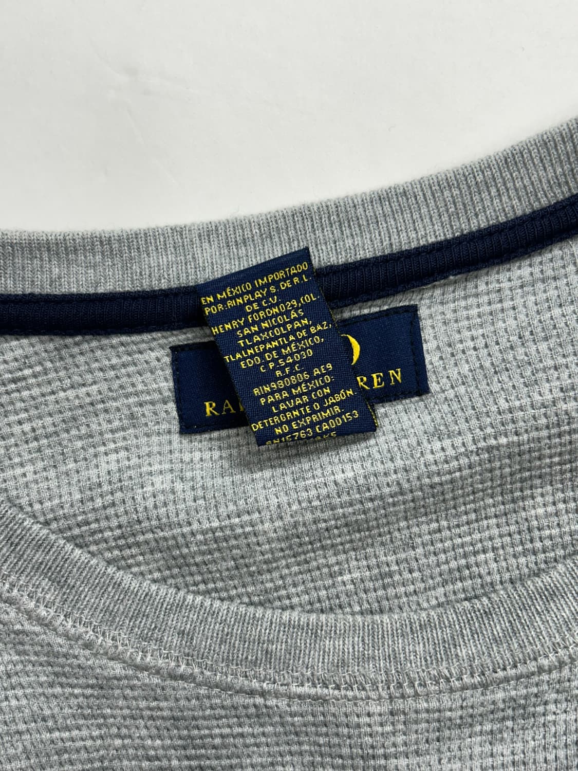 폴로 랄프로렌 그레이 와플티 M 상품이미지7