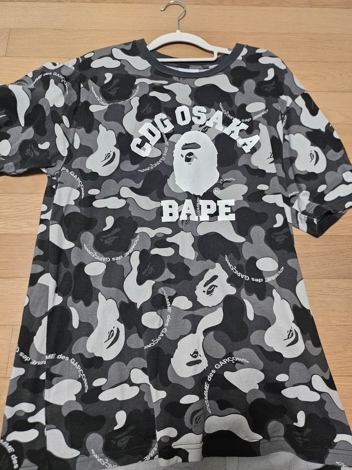 베이프 X 꼼데가르송 반팔 상품이미지2