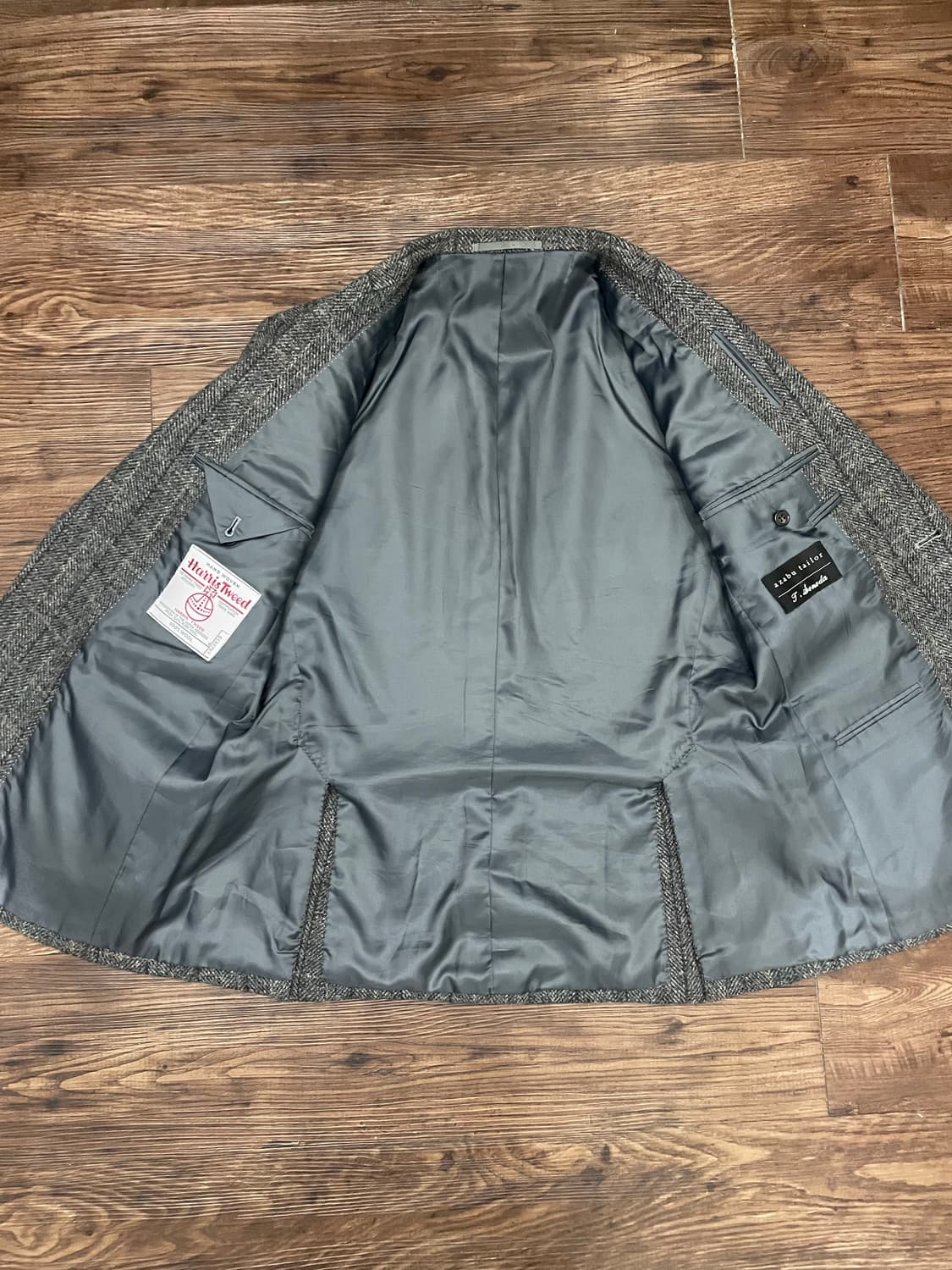 아자부 테일러 해리스트위드 울 자켓 95 상품이미지9