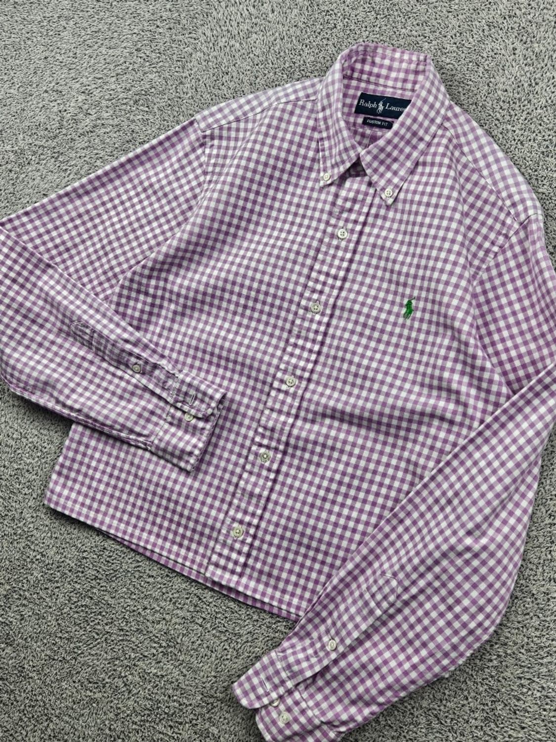 폴로랄프로렌 셔츠 크롭 커스텀 ( M ) / 11717 상품이미지6