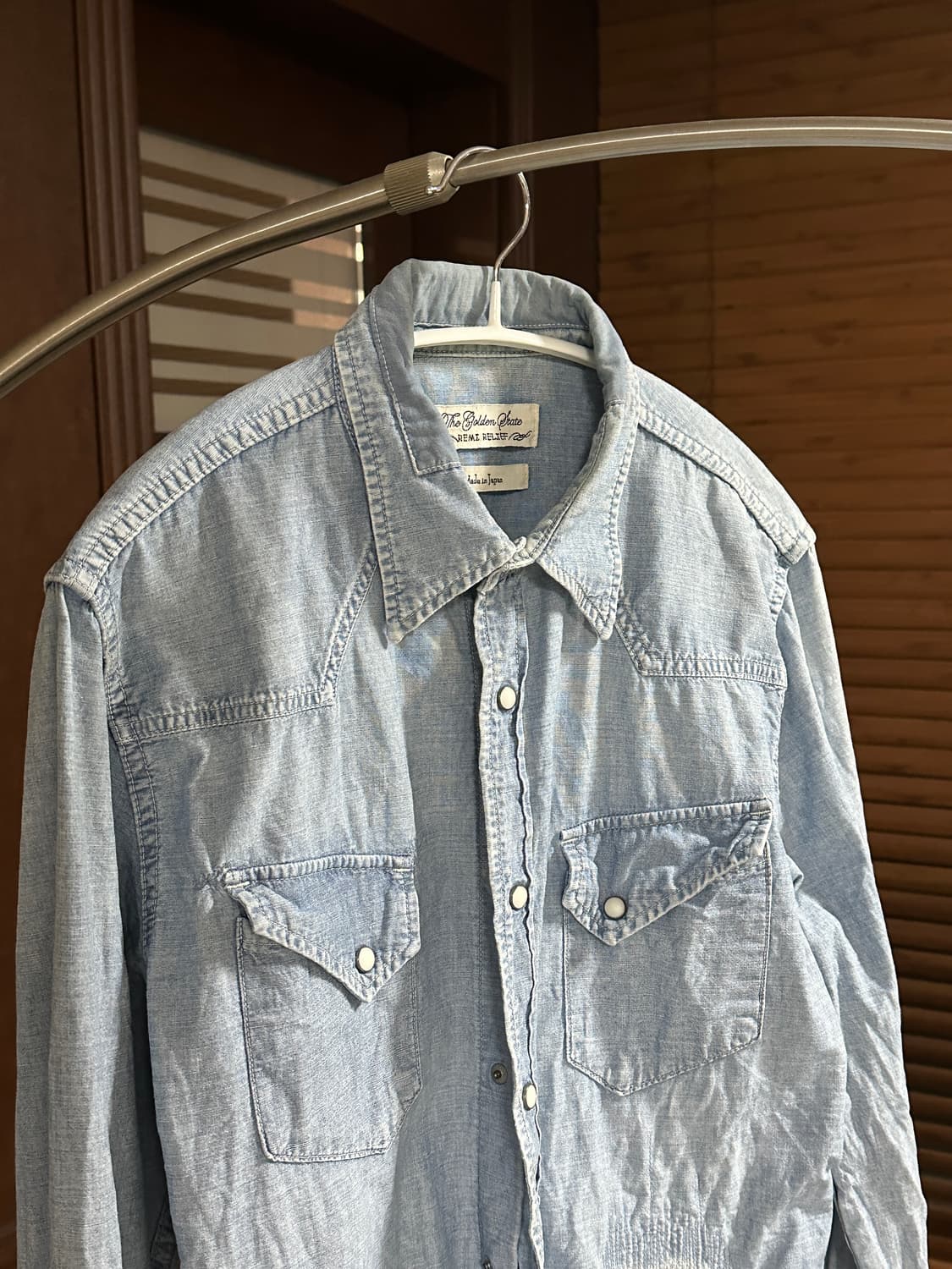 Remi Relief 리페어 데님 웨스턴 셔츠 상품이미지1