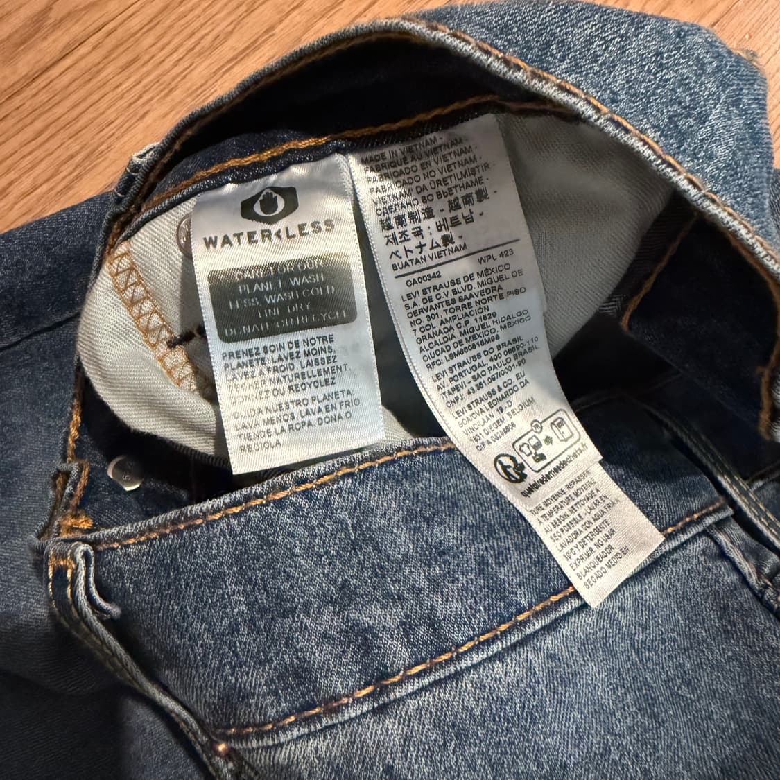 levi’s 511 블랭크 탭 워시드 스트레이트 데님팬츠 상품이미지2