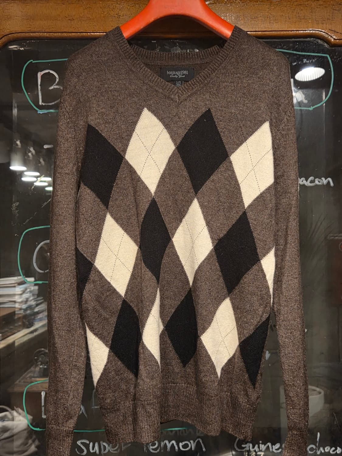 헤리티지 1981 아가일니트 상품이미지9