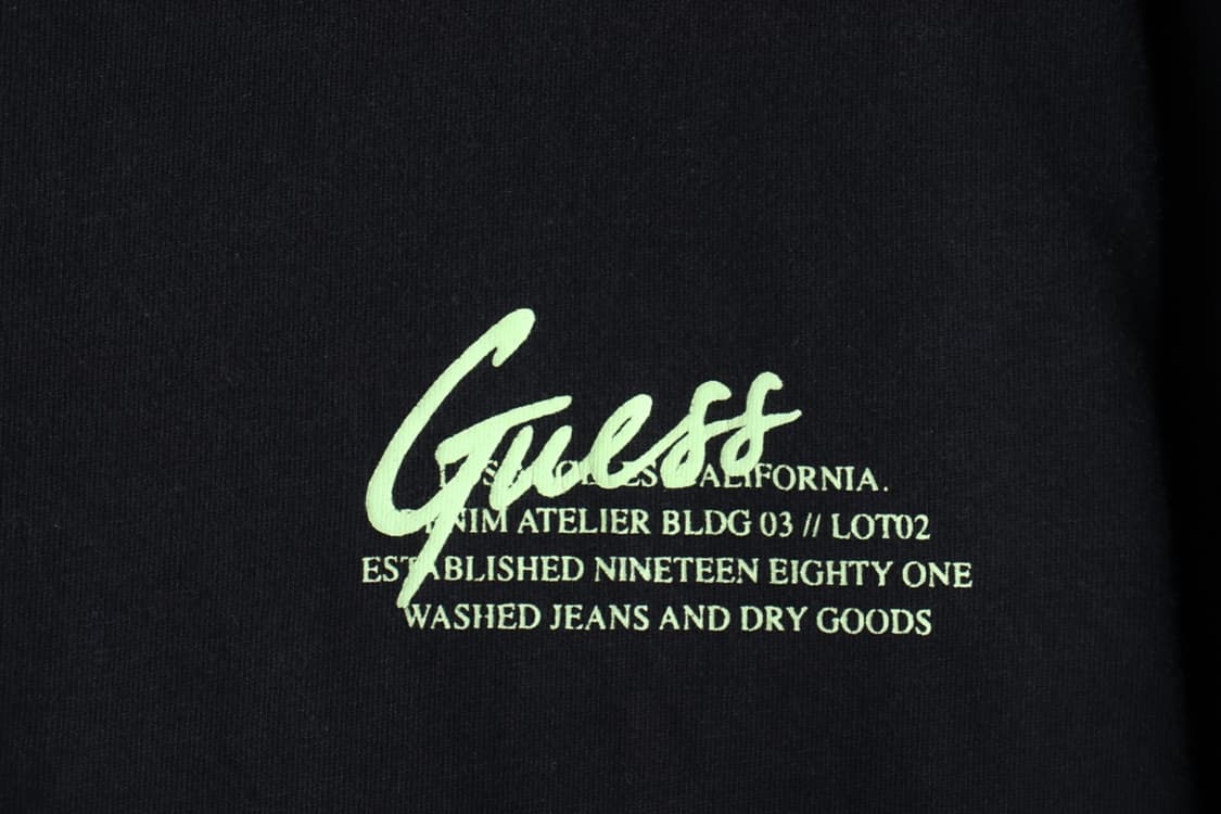 (XL-2XL) 게스 반팔 티셔츠 빅사이즈 에이징 블랙-H33471 상품이미지5