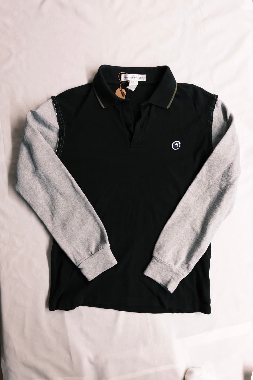 Comme des garcons shirt 스웻 도킹 폴로티 s 상품이미지1