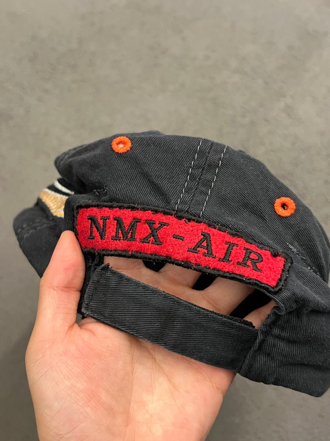 NMX 에어 빈티지 플레임 자수 캡 처분  상품이미지3