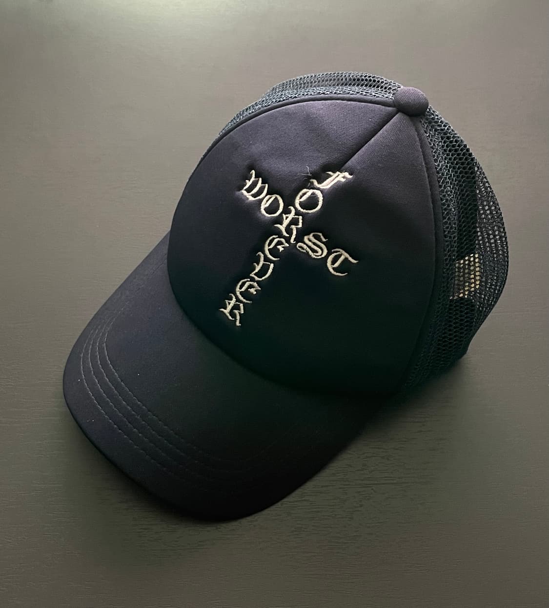 워스트스케이트샵 트러커 캡 네이비 상품이미지1