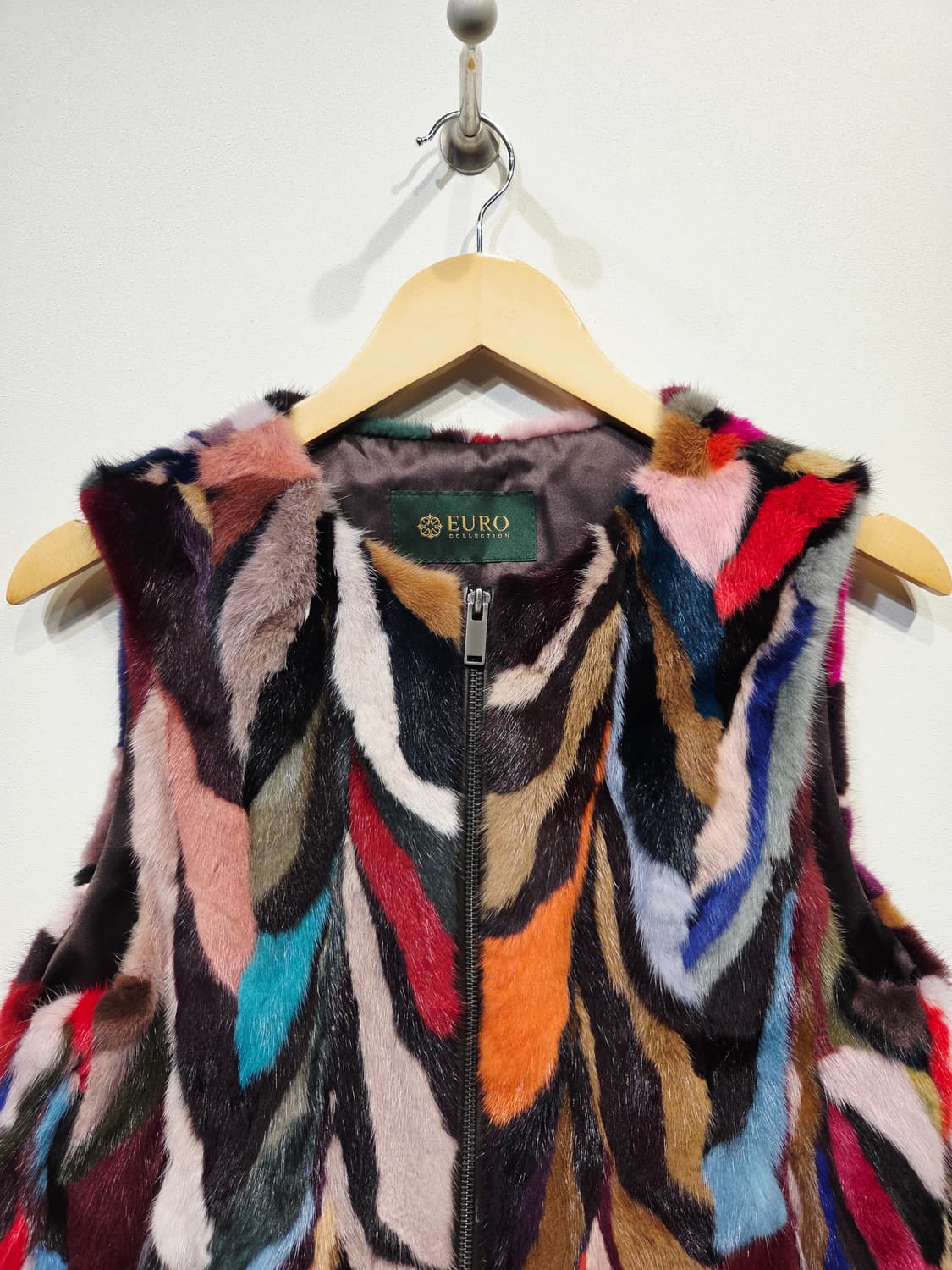 EURO COLLECTION 유로컬렉션 밍크 퍼 베스트 조끼 상품이미지3