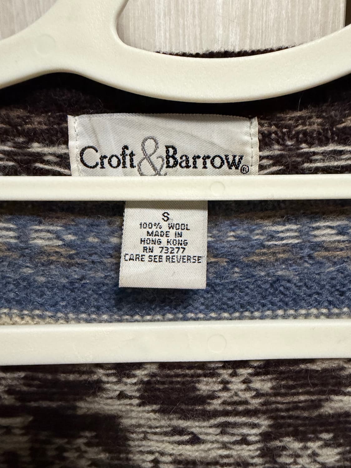 Croft & Barrow 빈티지 울 100% 페어아일(Reindeer) 상품이미지3