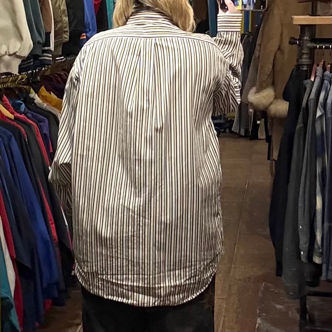 [HI] 폴로 랄프로렌 긴팔셔츠 스트라이프 옐로우블루 상품이미지5