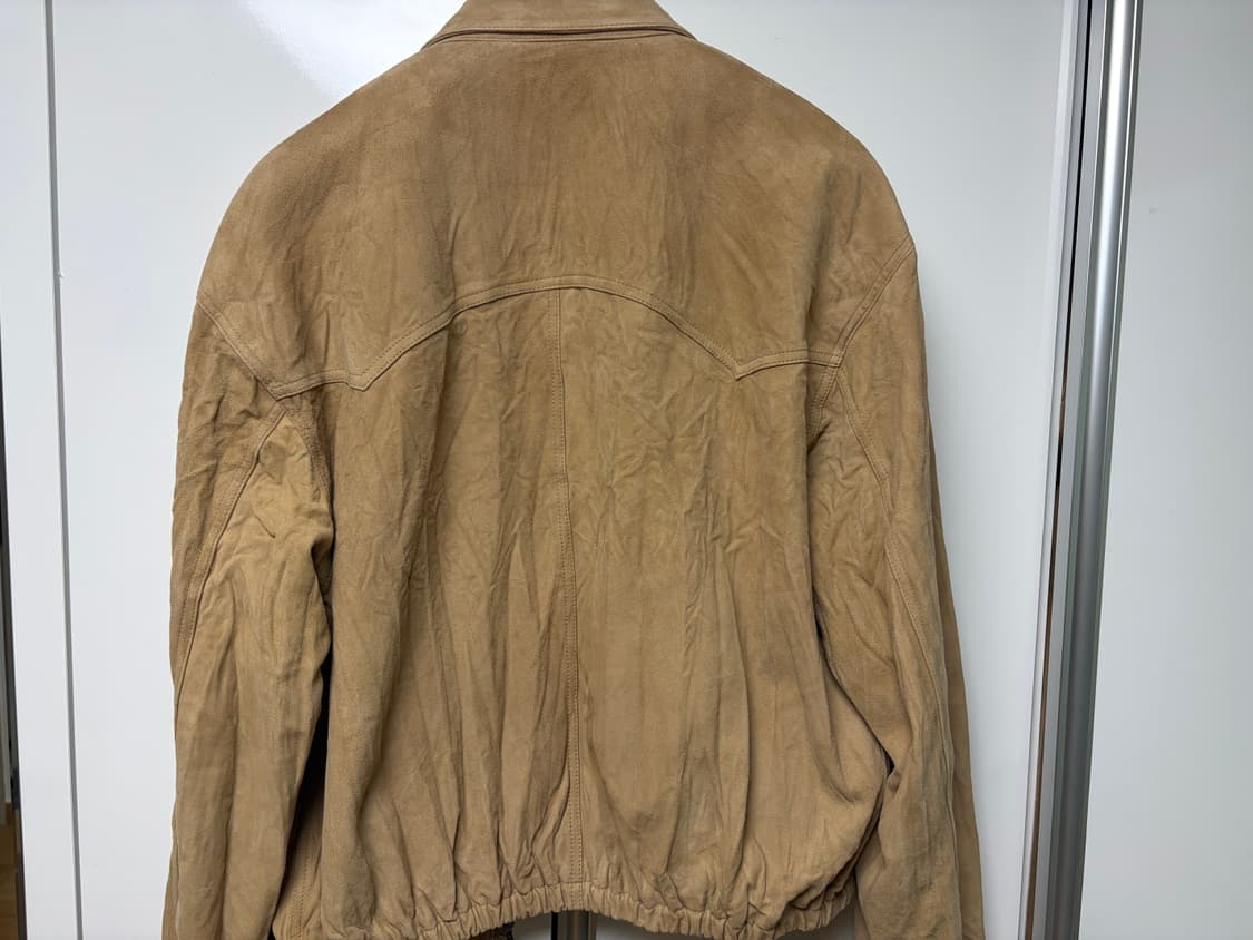 렉토 스웨이드 헤링턴자켓 L 상품이미지2