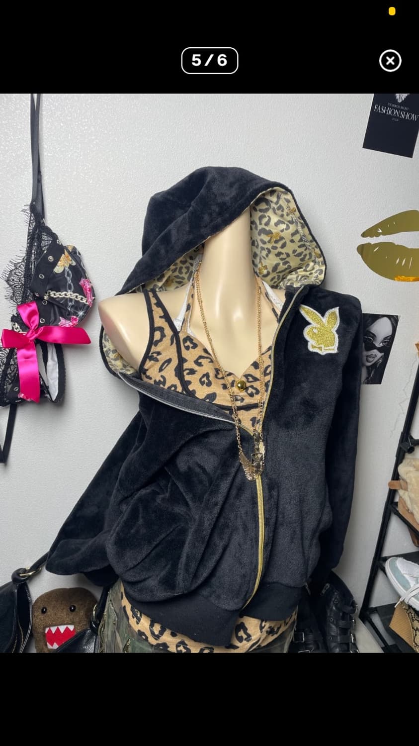 플레이보이 갸루 후드집업 상품이미지2