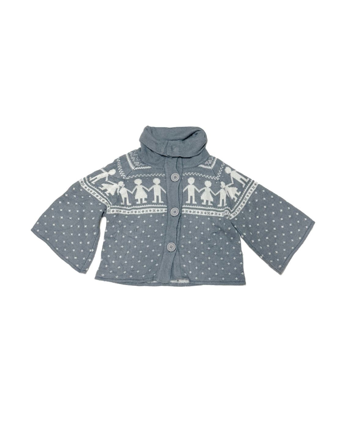 눈꽃송이 버튼 목폴라 케이프 상품이미지1