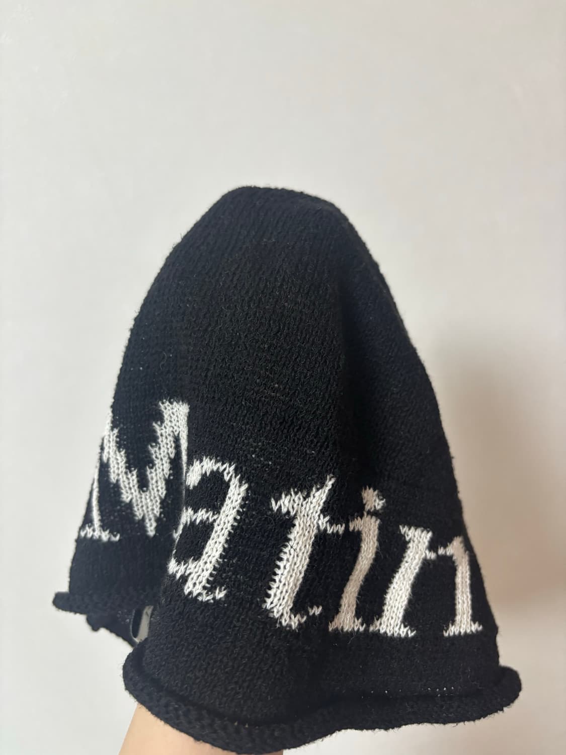 마뗑킴 로고 린넨 숏비니 상품이미지2