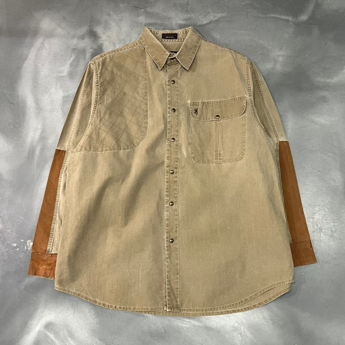  브라우닝 배색 워크 셔츠 y15243 상품이미지1